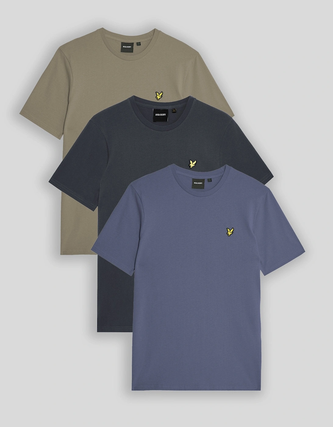 Lyle & Scott Lyle And Scott Men's Everyday Lightweight 3-Pack T-Shirt - Navy
