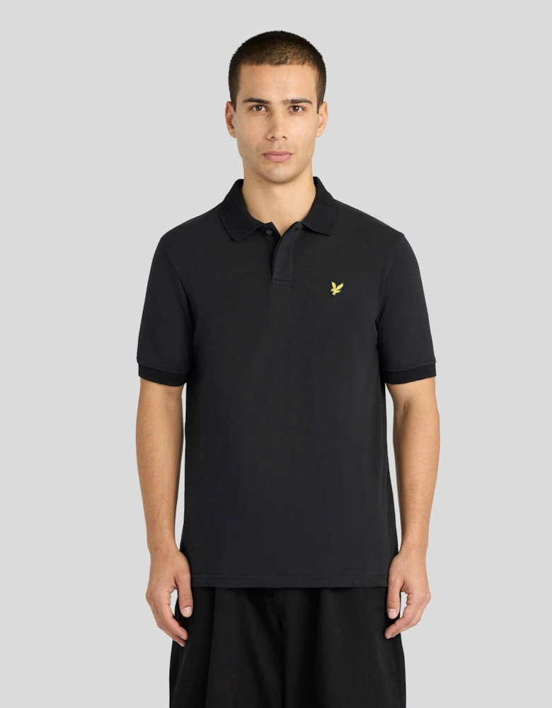 Jacquard Tipped Polo Shirt
