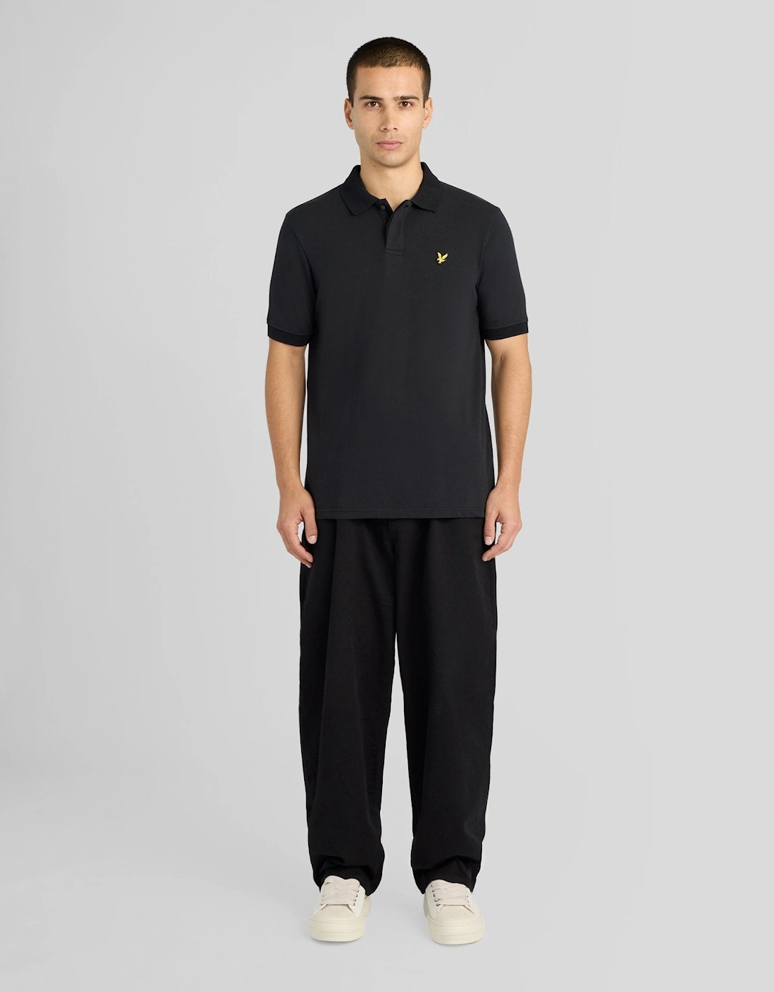 Jacquard Tipped Polo Shirt