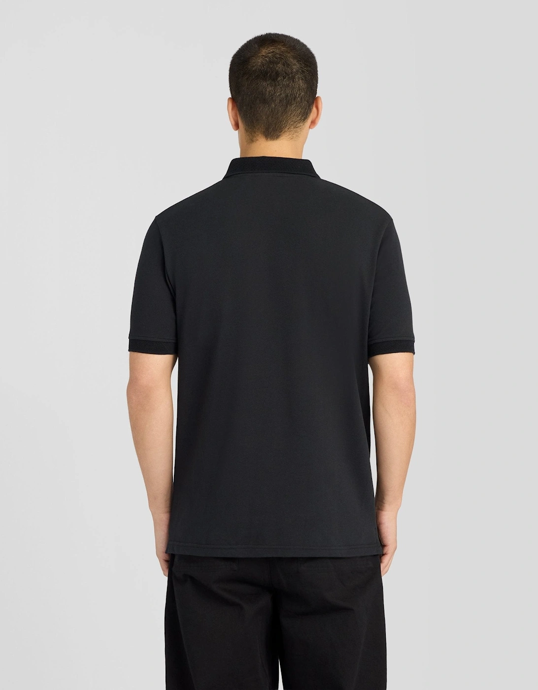 Jacquard Tipped Polo Shirt