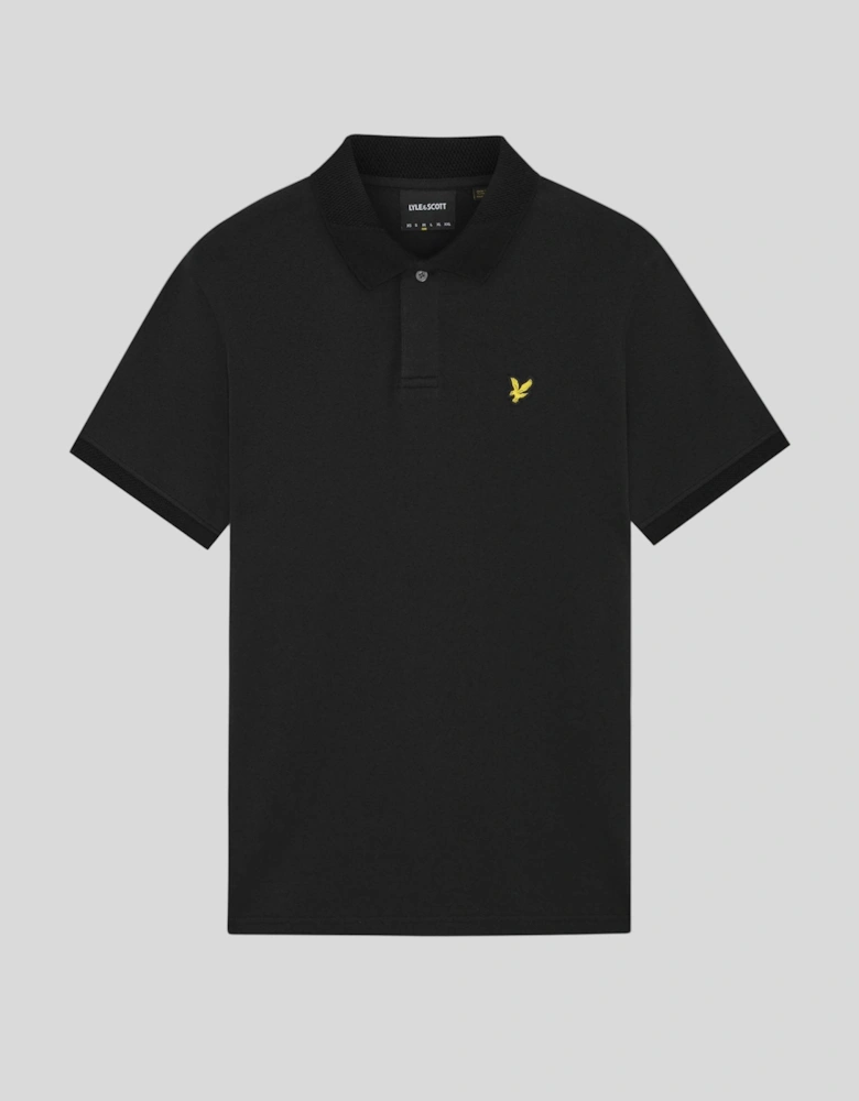 Jacquard Tipped Polo Shirt