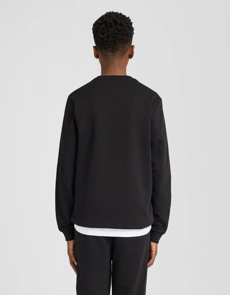 Jacquard Tape Crew Neck Sweatshirt