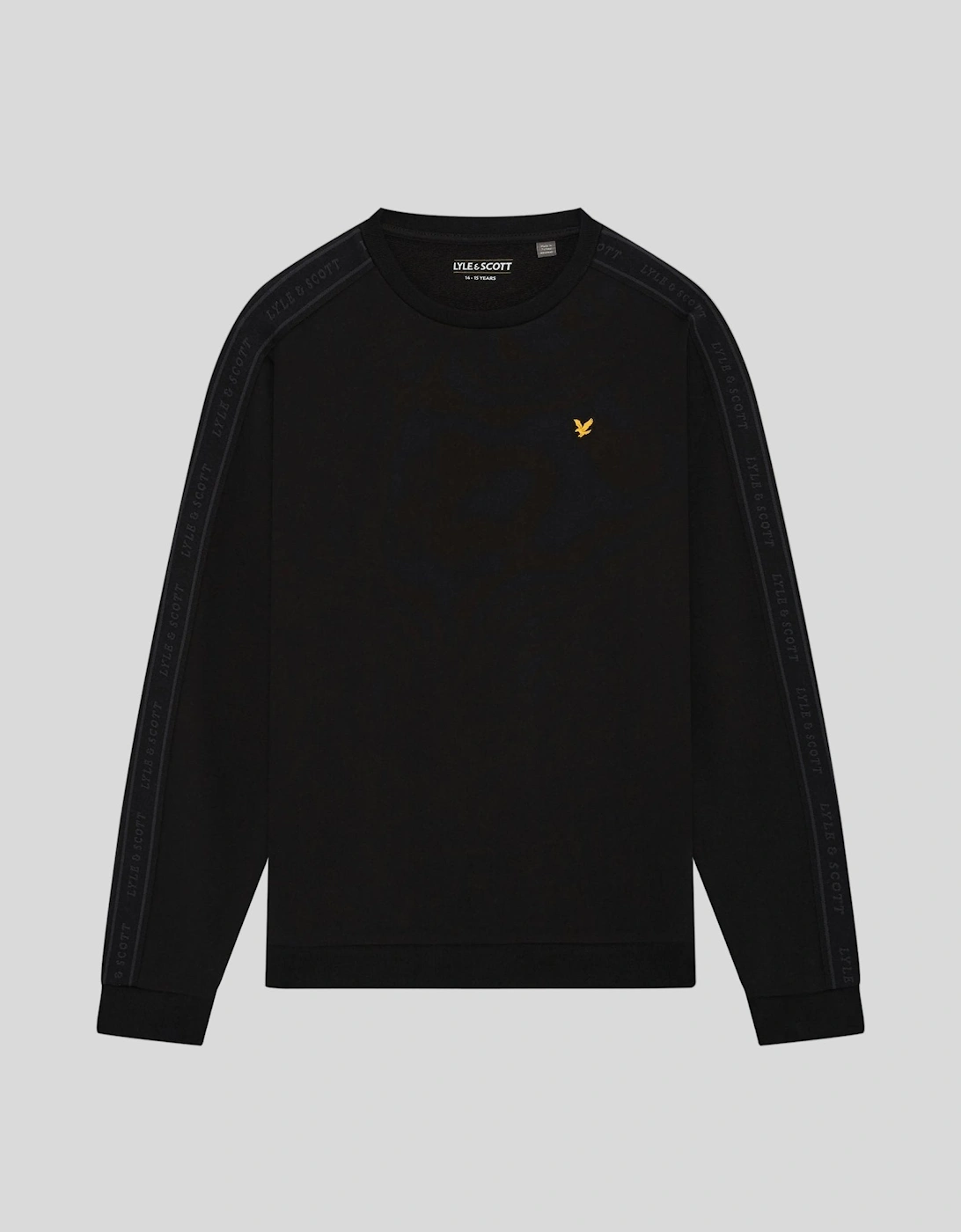 Jacquard Tape Crew Neck Sweatshirt