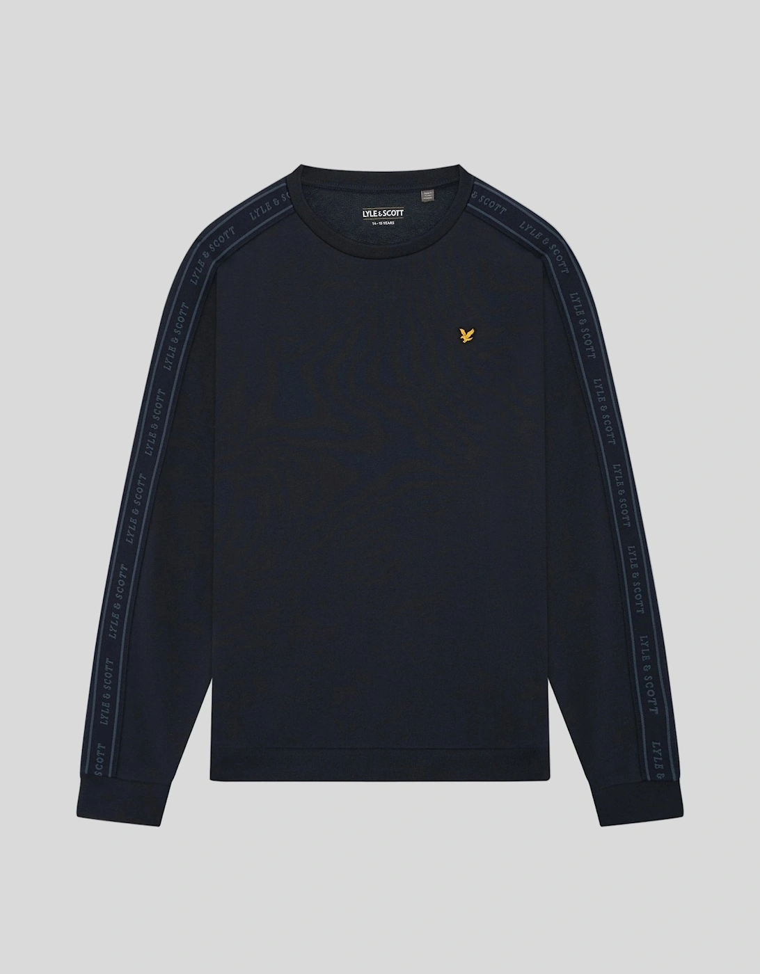 Jacquard Tape Crew Neck Sweatshirt