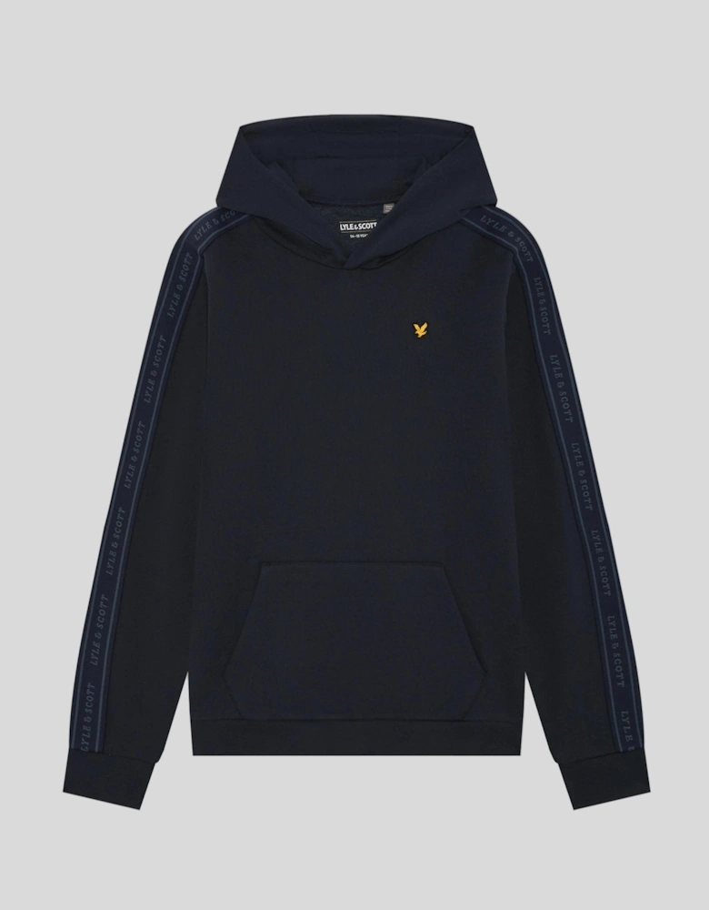 Cotton Jacquard Tape Hoodie