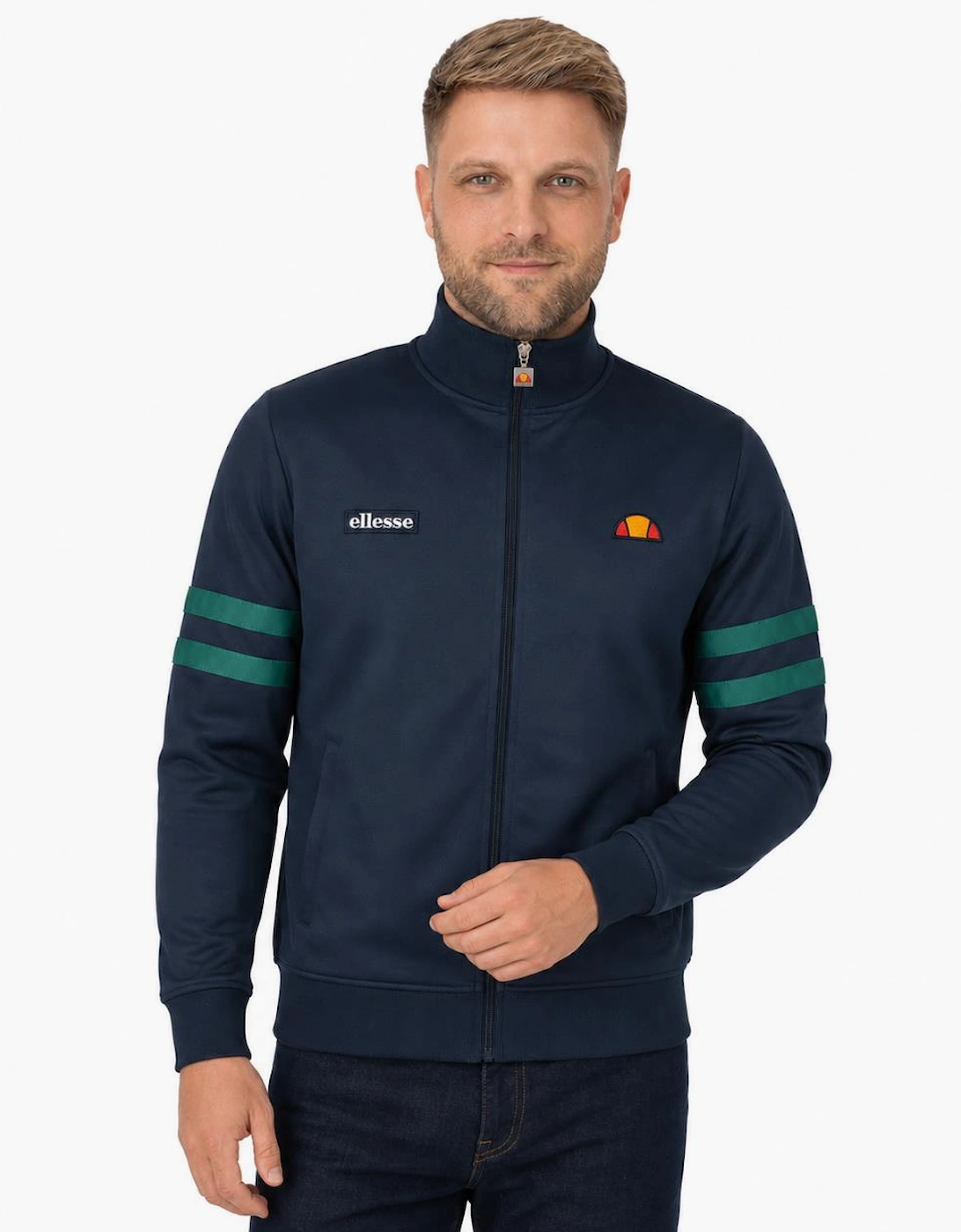 Ellesse Roma Track Top Jacket Navy/Teal