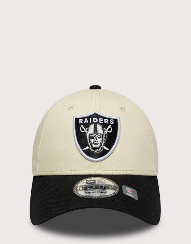 Las Vegas Raiders NFL Colour Block 9FORTY Adjustable Cap