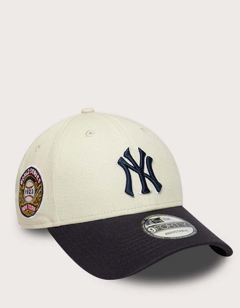 New York Yankees MLB World Series Patch 9FORTY Adjustable Cap