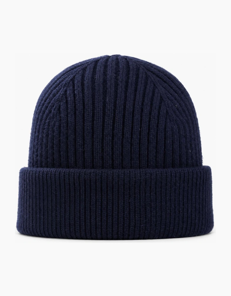 Marshall Artist Siren Cable Knit Beanie Hat Navy