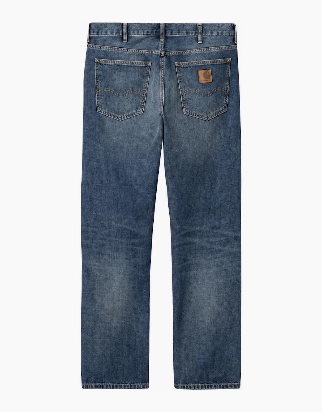 Carhartt WIP Marlow Pant Edgewood Blue Denim Dark Used Wash