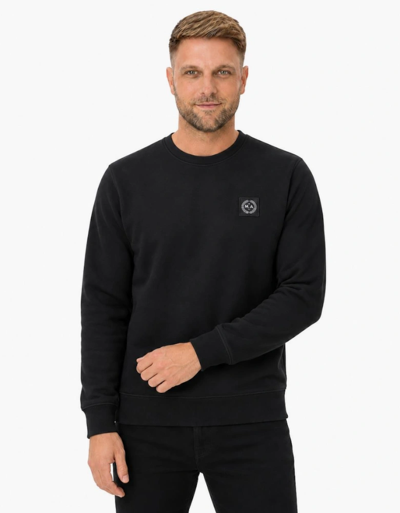 Marshall Artist Marchio Crew Sweatshirt Black