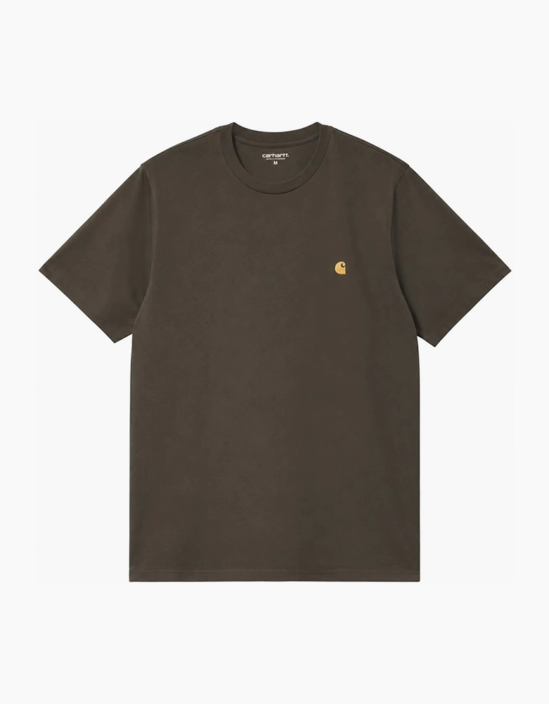 Carhartt WIP S/S Chase T-Shirt Shungite/Gold