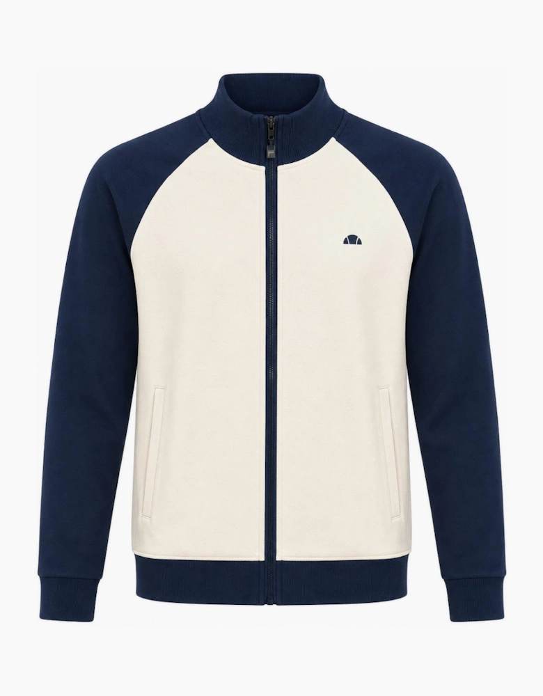 Ellesse Caldona Track Top Jacket Ecru/Navy