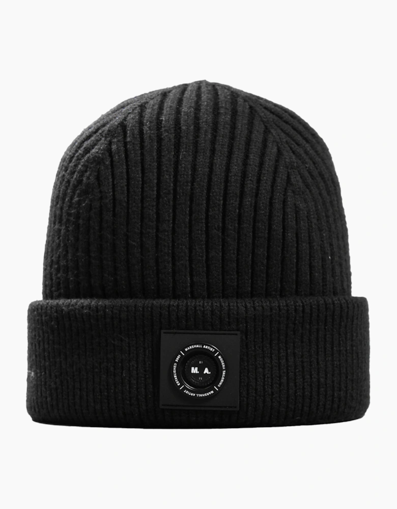 Marshall Artist Siren Cable Knit Beanie Hat Black