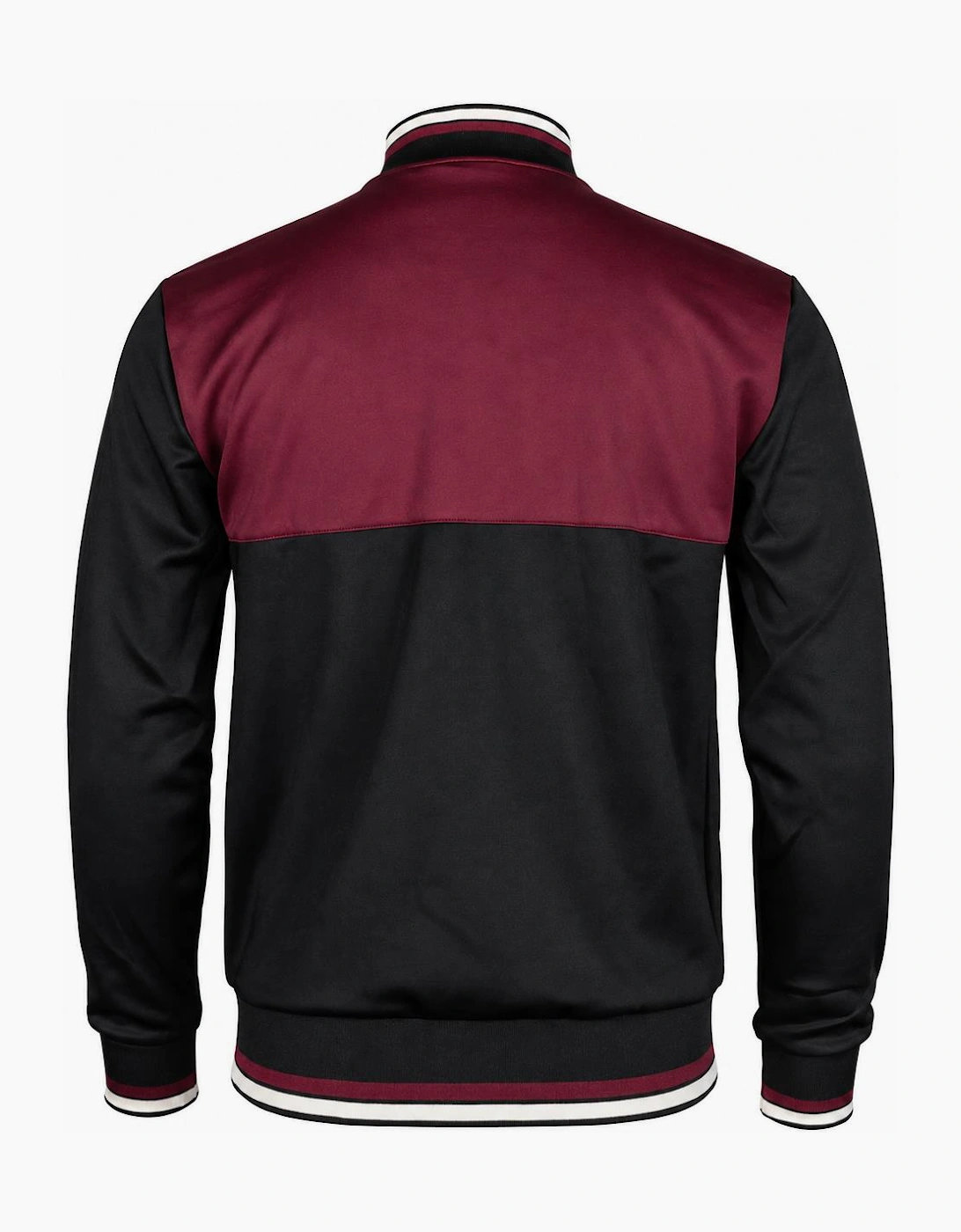 Ellesse Vignola Track Top Jacket Black/Burgundy