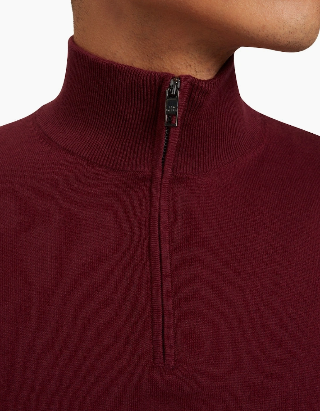 Ted Baker Artiss Core Maroon Half Zip