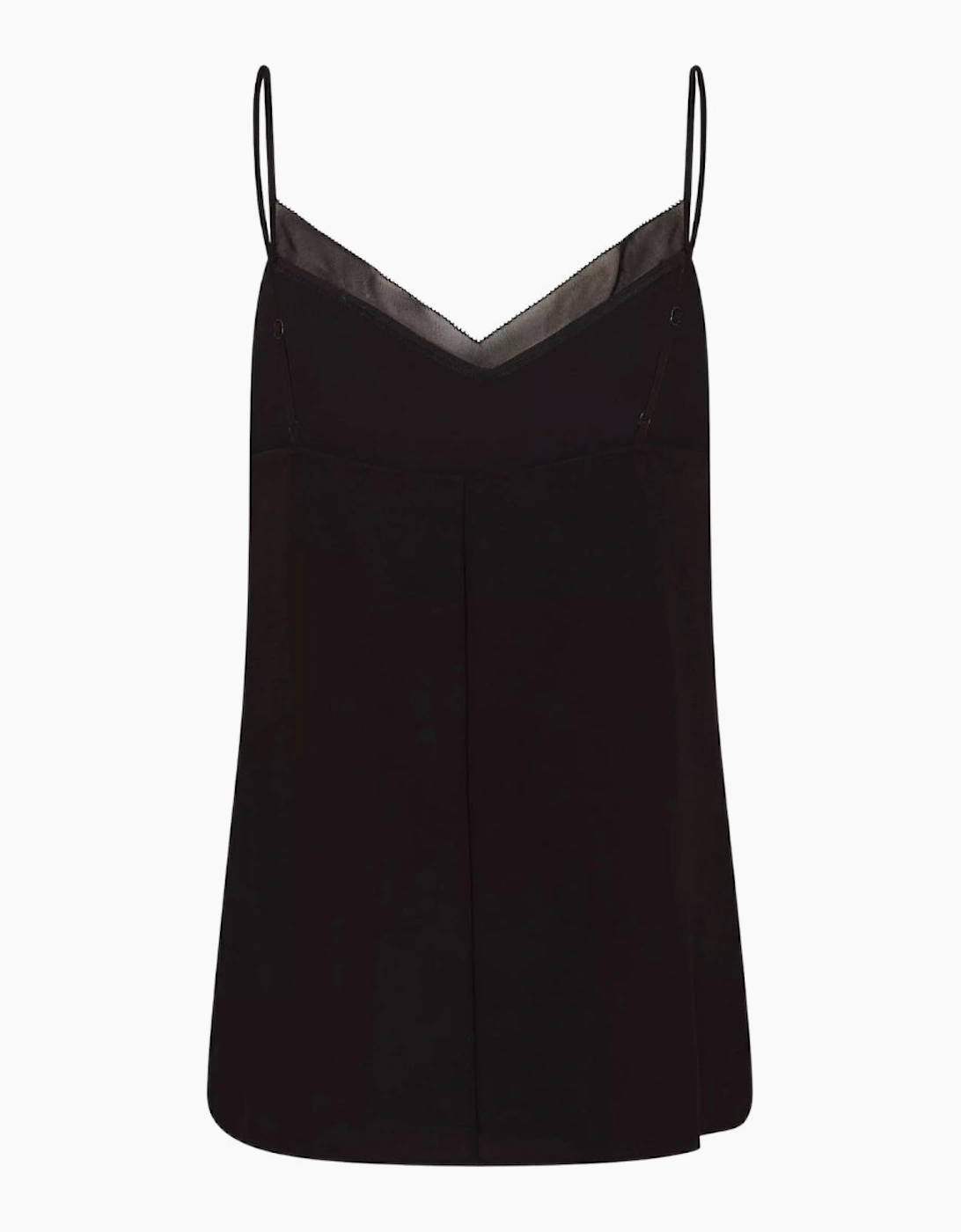 Ted Baker Lulea Chiffon Insert Black Cami Top