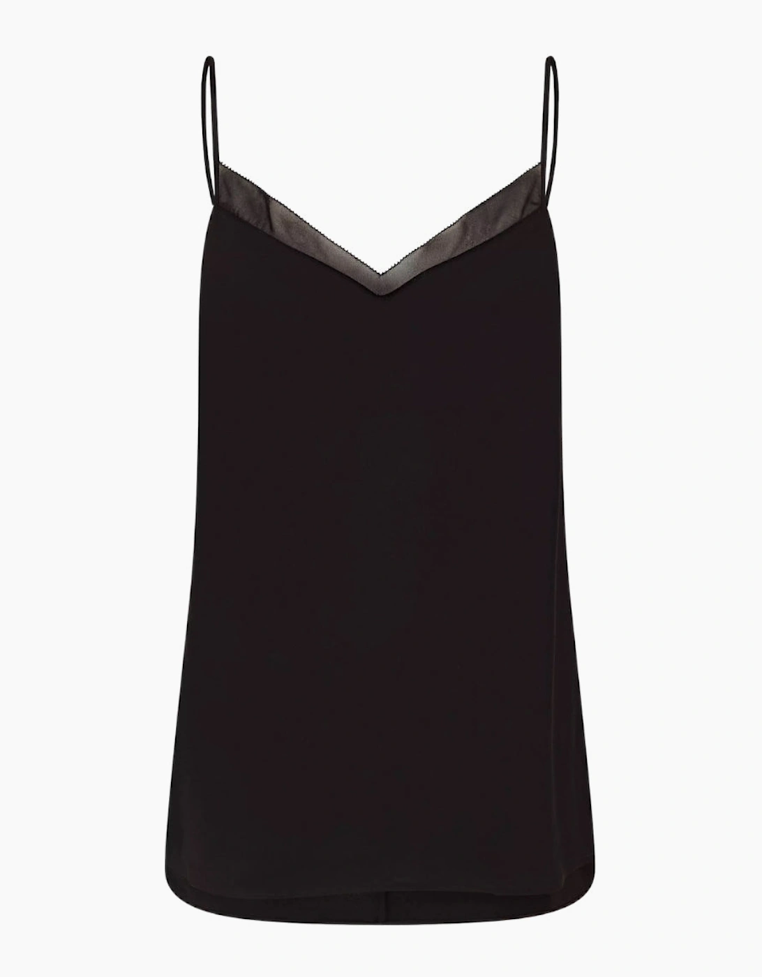 Ted Baker Lulea Chiffon Insert Black Cami Top
