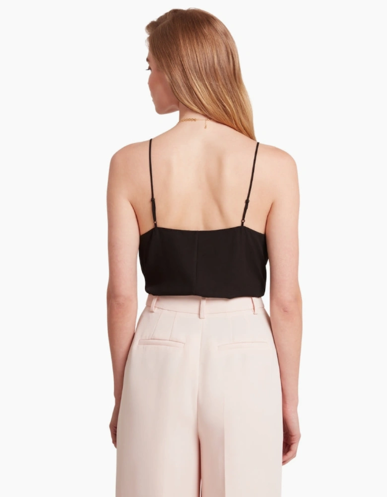 Ted Baker Lulea Chiffon Insert Black Cami Top