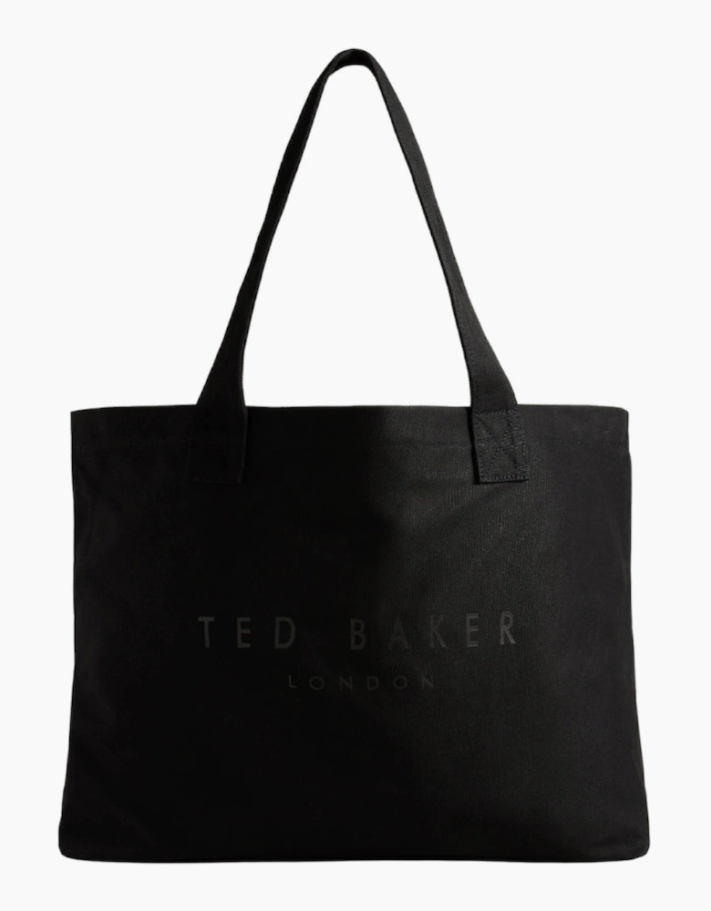 Ted Baker Lukkee Canvas Black Beach Bag