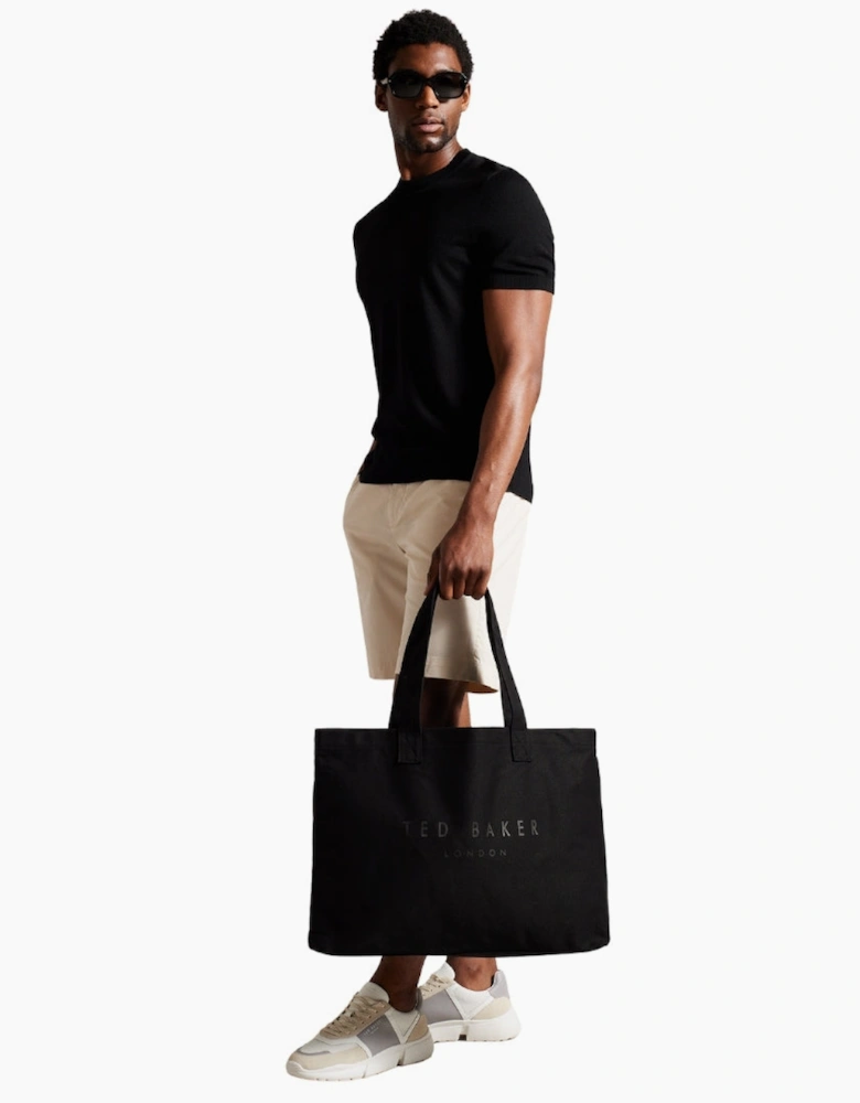 Ted Baker Lukkee Canvas Black Beach Bag