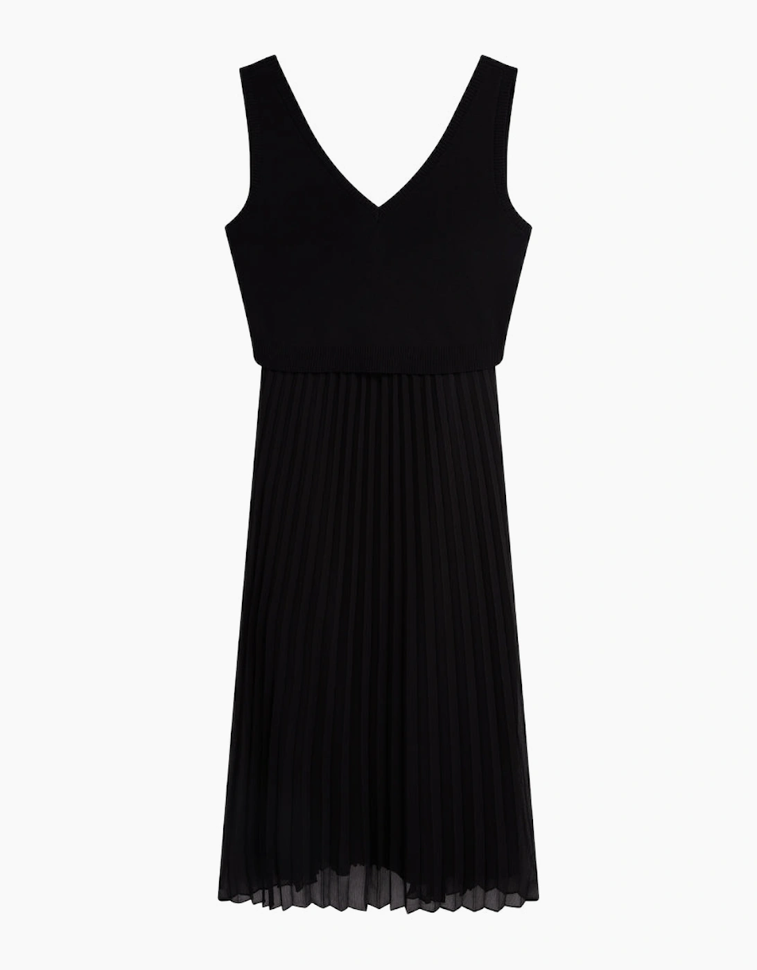Ted Baker Larnahh 2 in 1 Pleated Cami Black Dress