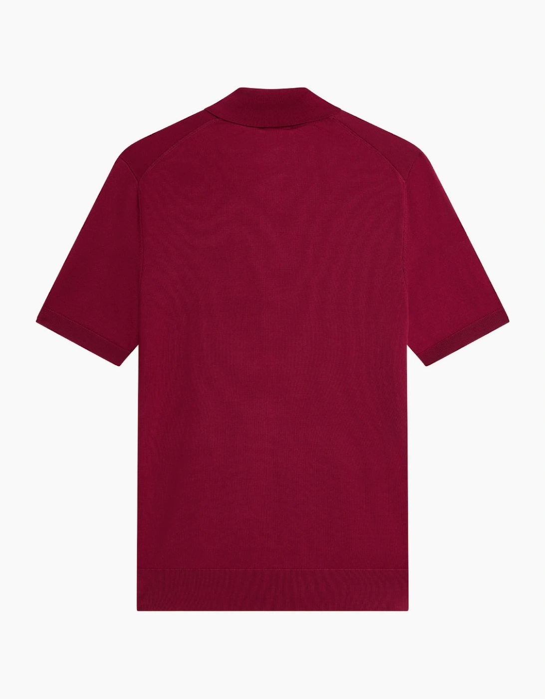 Ted Baker Daldin Rayon Zip Fuchsia Polo Shirt