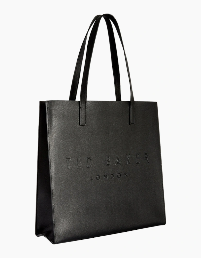 Ted Baker Crosshatch Large Black Icon Bag