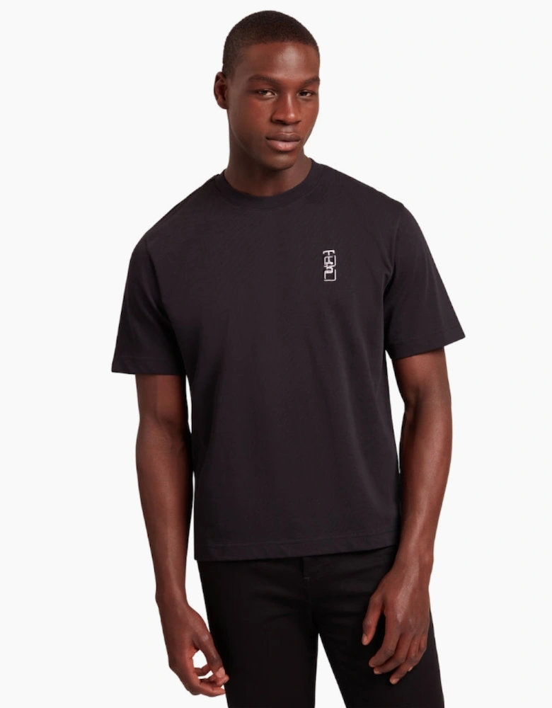 Ted Baker Kuyrt Branded Black T-Shirt