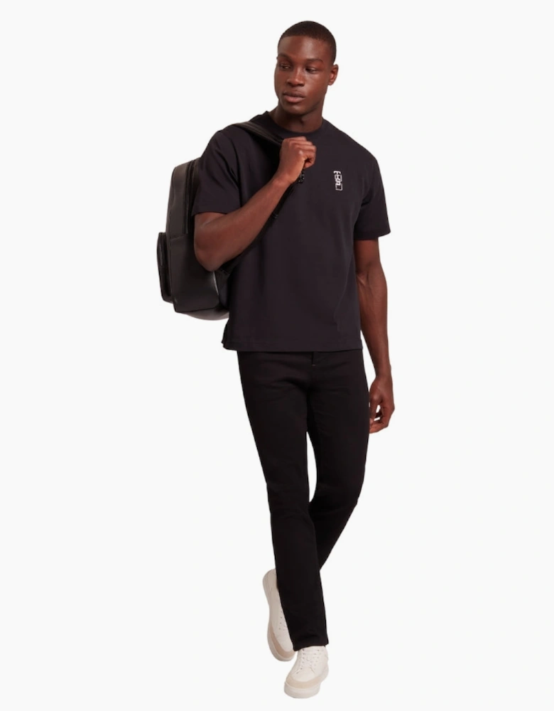 Ted Baker Kuyrt Branded Black T-Shirt
