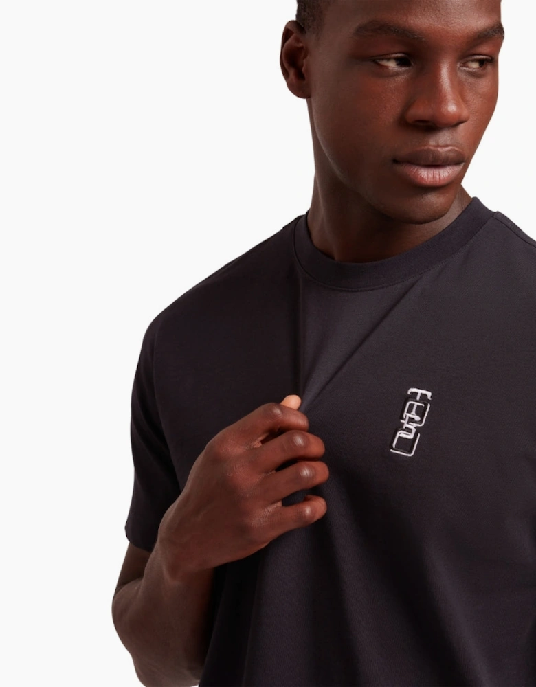Ted Baker Kuyrt Branded Black T-Shirt