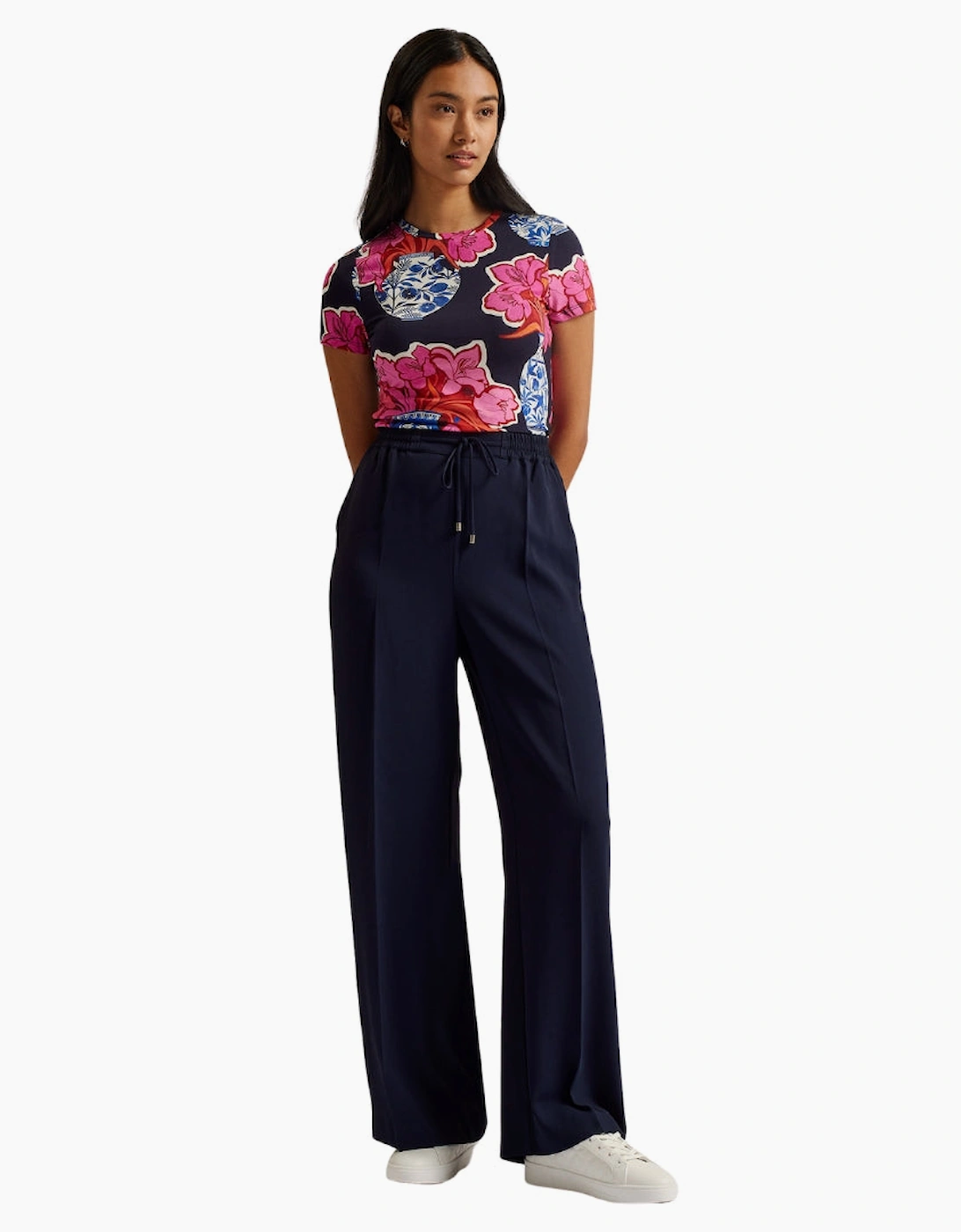 Ted Baker Liliaah Straight Leg Navy Joggers