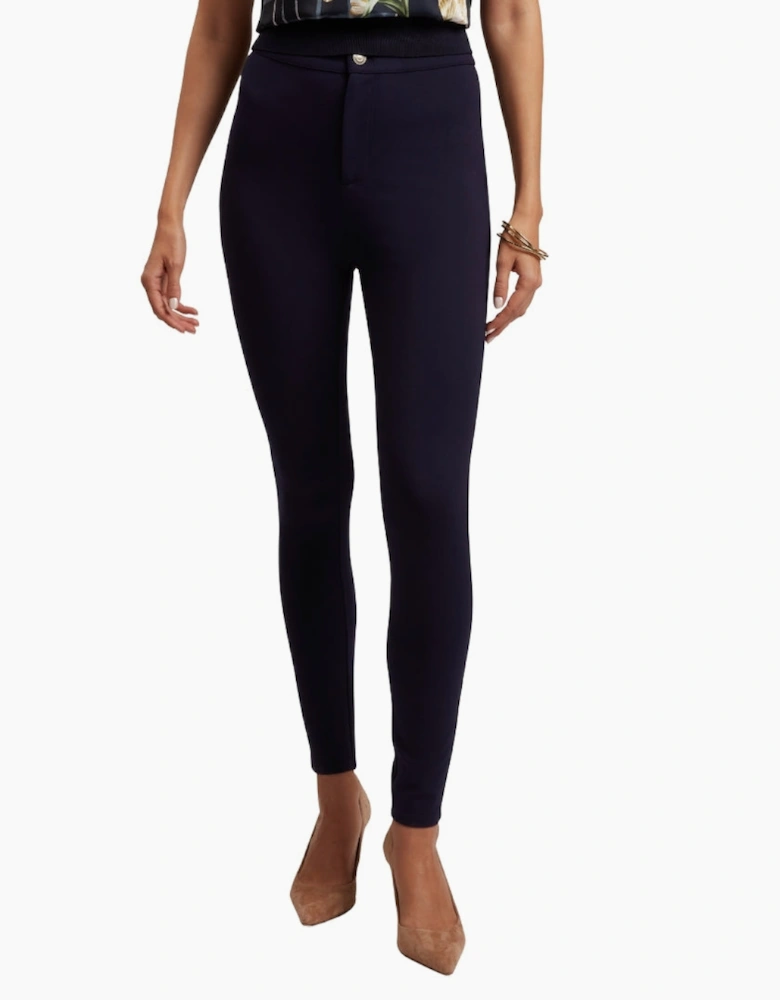 Ted Baker Felinda Fly Front Stretch Navy Leggings
