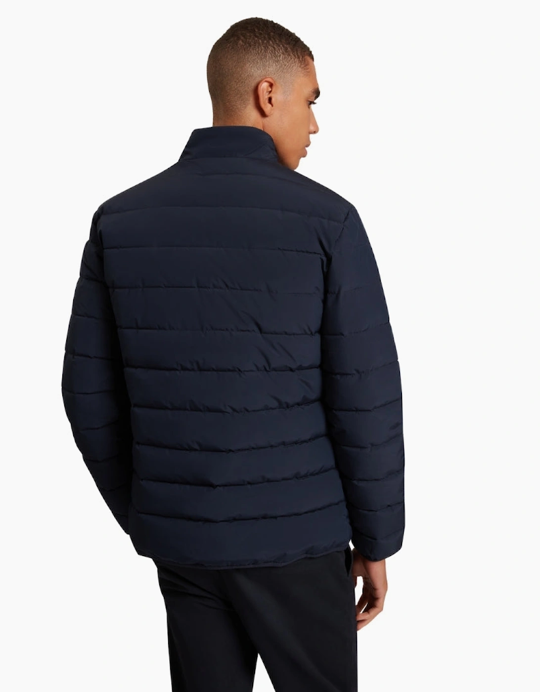 Ted Baker Quilted Lightweight Navy Blue Jacket