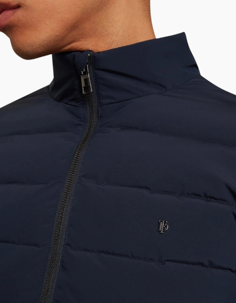 Ted Baker Quilted Lightweight Navy Blue Jacket