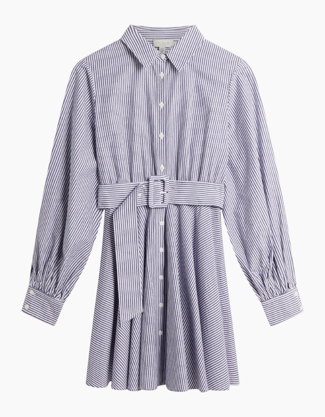 Ted Baker Ibarra Cotton Shirt Navy Mini Dress