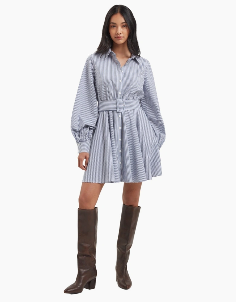 Ted Baker Ibarra Cotton Shirt Navy Mini Dress