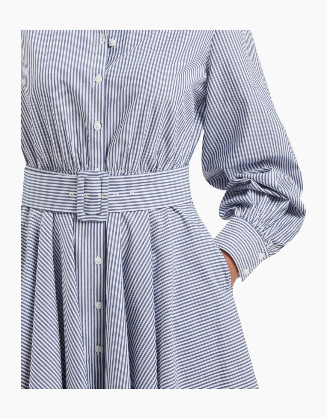 Ted Baker Ibarra Cotton Shirt Navy Mini Dress