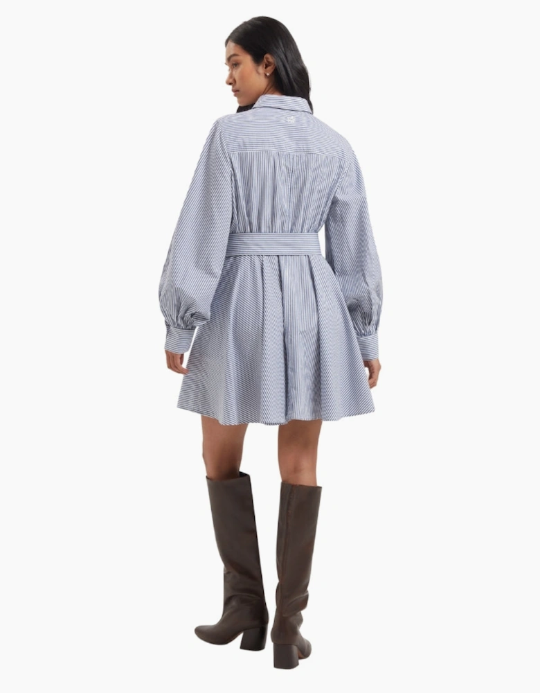 Ted Baker Ibarra Cotton Shirt Navy Mini Dress