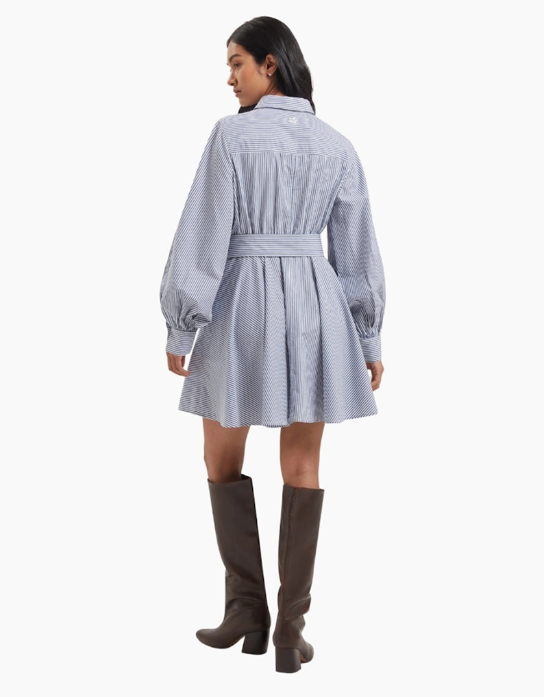 Ted Baker Ibarra Cotton Shirt Navy Mini Dress
