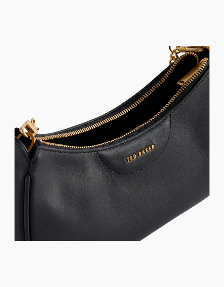 Ted Baker Essiy Webbing Leather Black Crossbody Bag