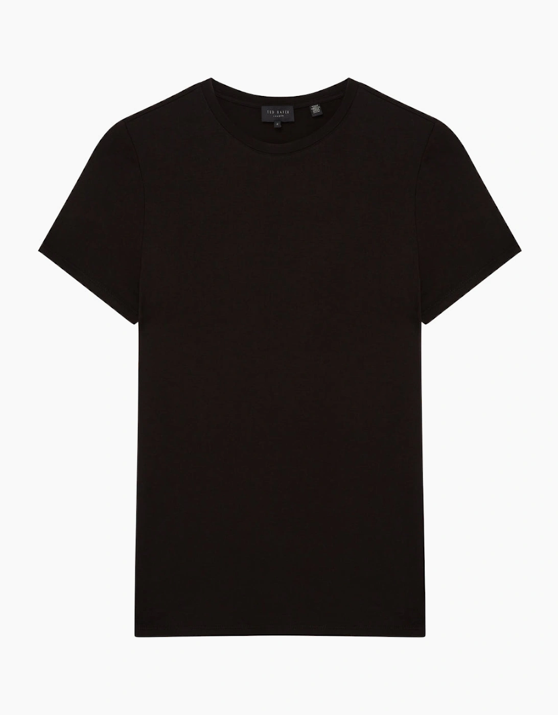 Ted Baker Women's Ted Baker Printed Fitted Black T-Shirt