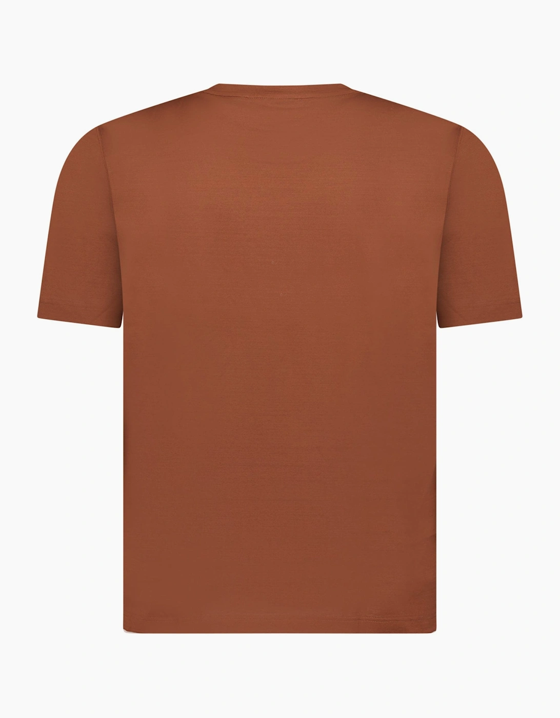Gran Sasso Pure Cotton T-Shirt in Brown