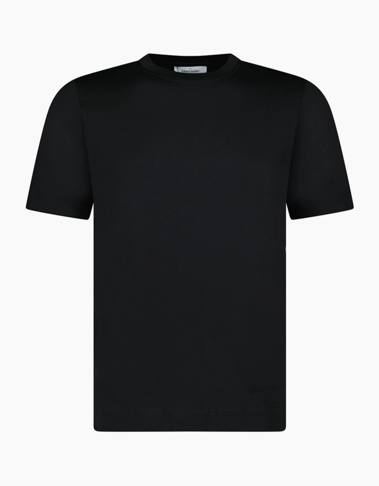 Gran Sasso Pure Cotton T-Shirt in Black