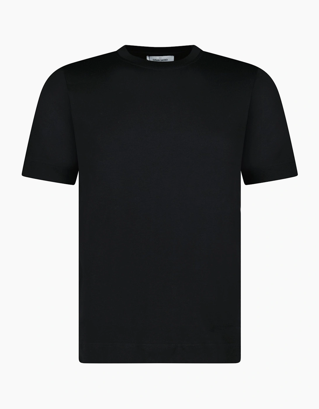 Gran Sasso Pure Cotton T-Shirt in Black