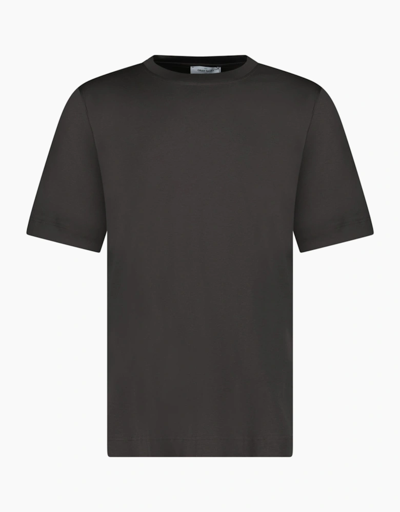 Gran Sasso Pure Cotton T-Shirt in Dark Grey