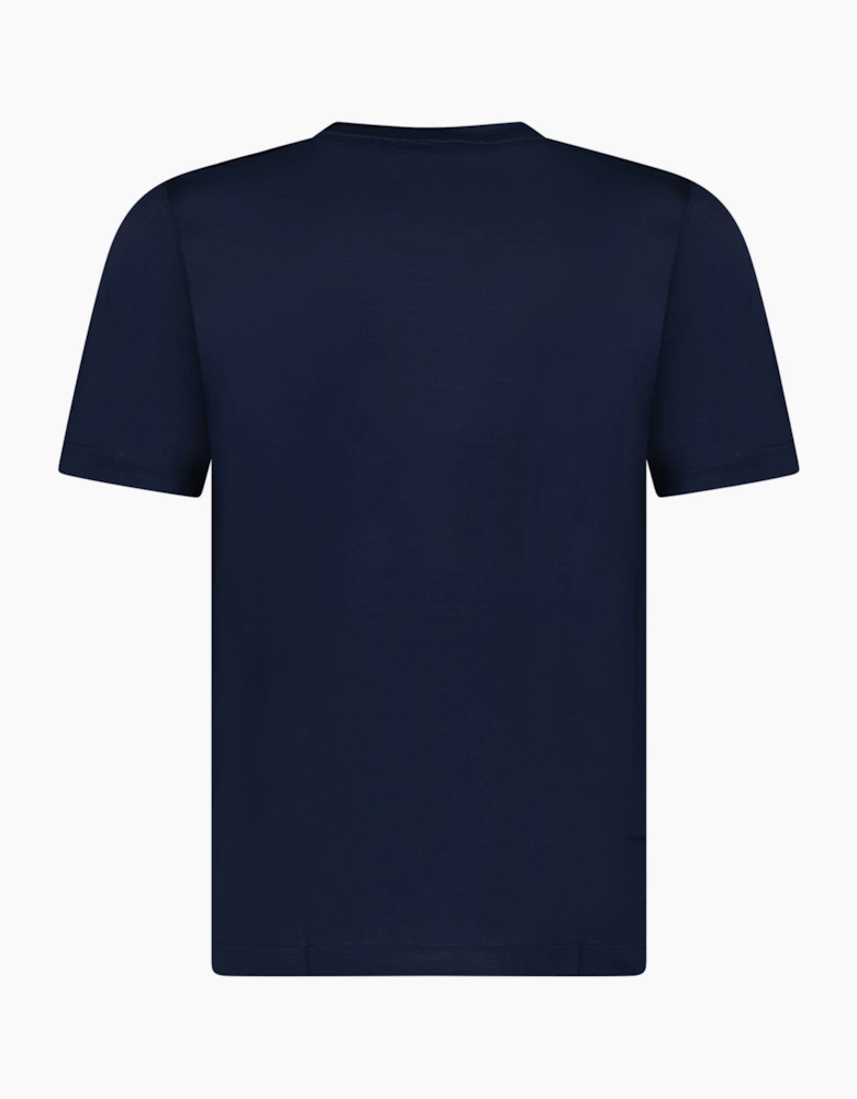 Gran Sasso Pure Cotton T-Shirt in Navy