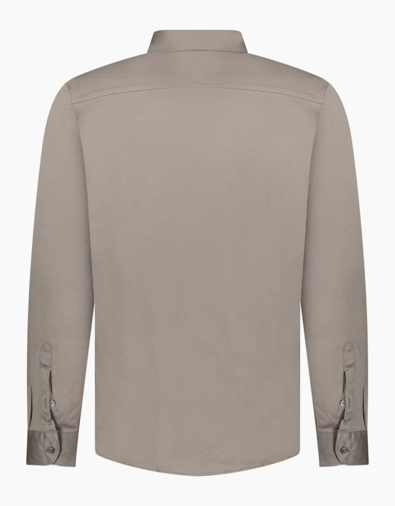 Gran Sasso Mercerized Cotton Jersey Shirt in Grey