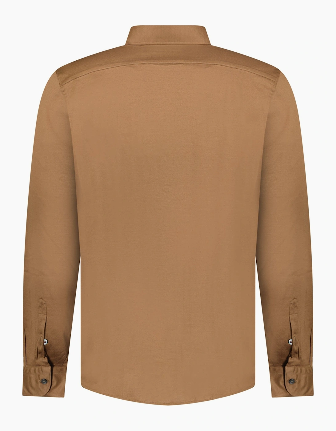 Gran Sasso Mercerized Cotton Jersey Shirt in Brown