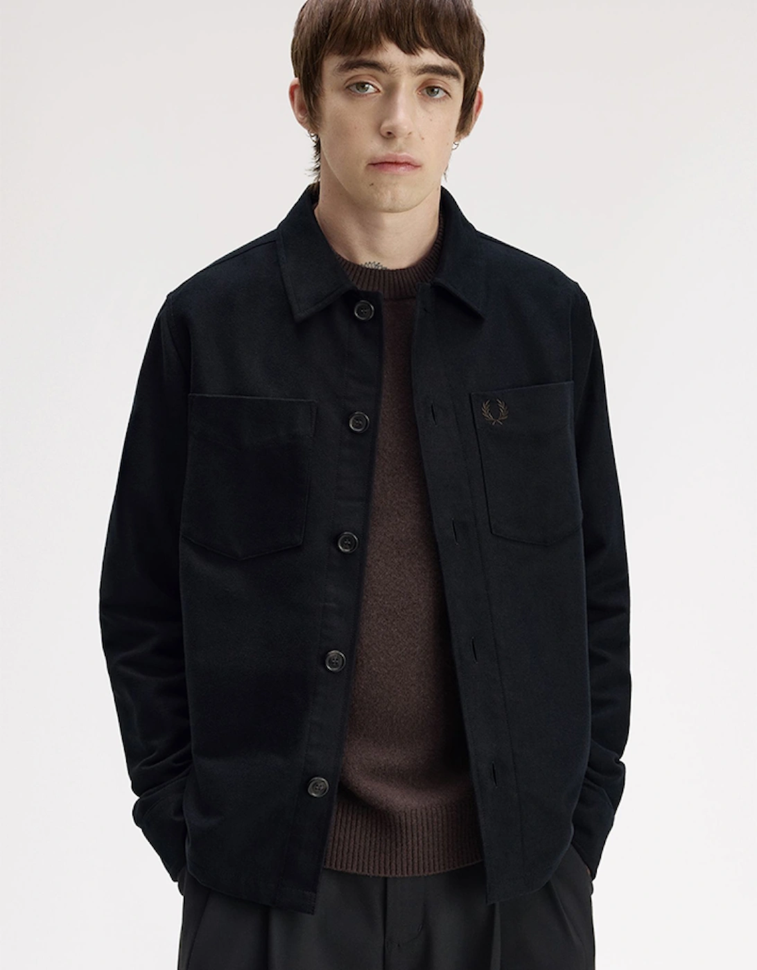 Fred Perry Brushed Twill Overshirt